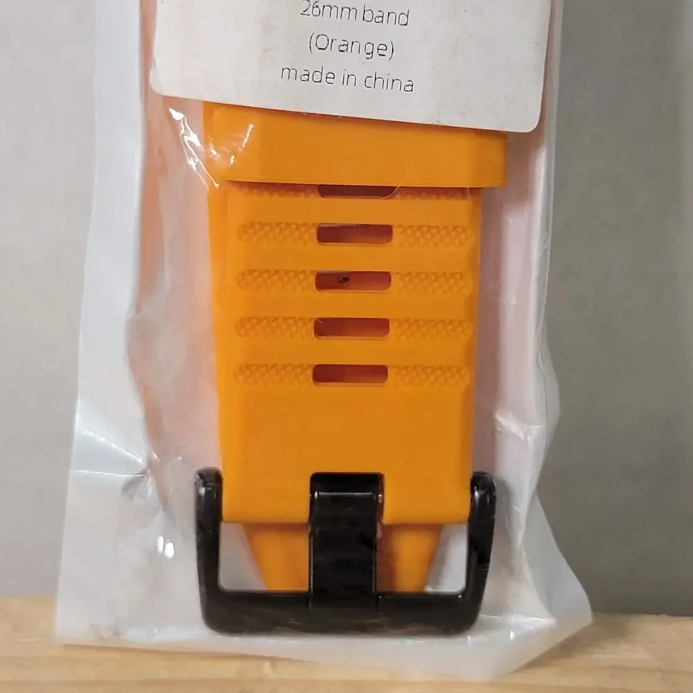 26mm Orange Watch Band NEW / SEALED